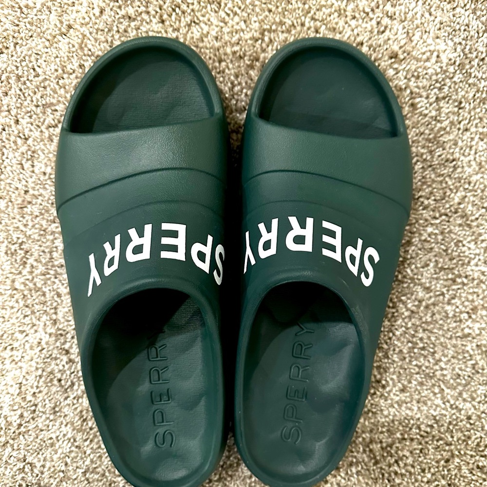 Men’s SPERRY FLOAT SLIDE - Size 11 - UNI GREEN